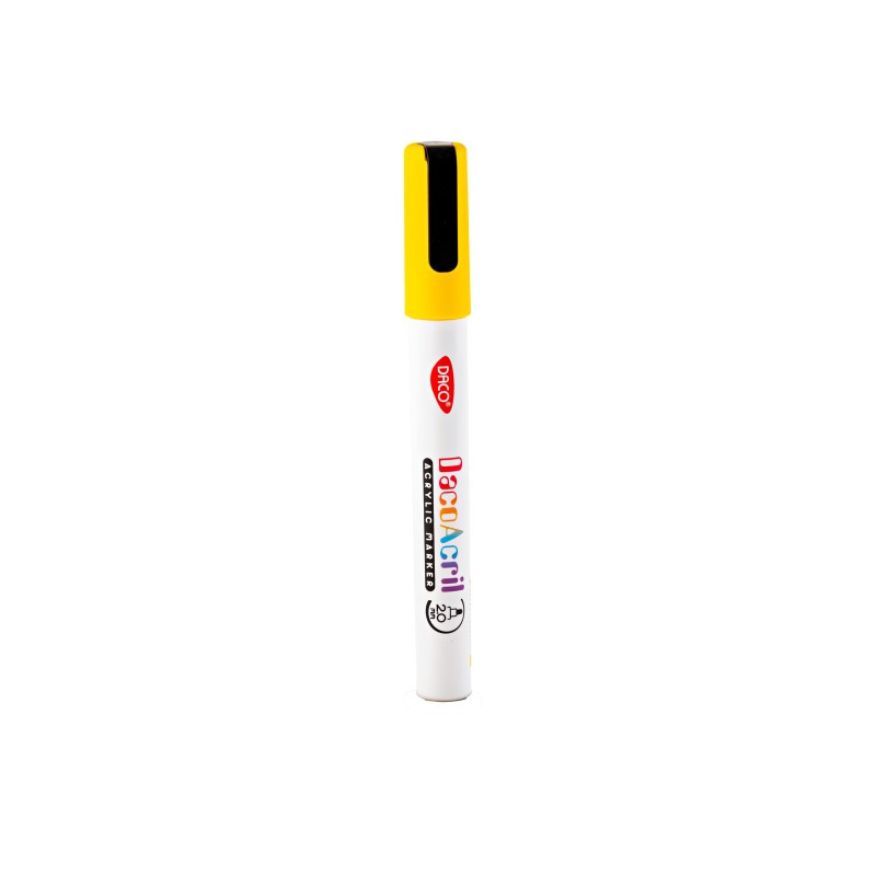 Marker acrilic, galben, DACO